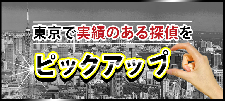 東京で実績のある探偵をピックアップ